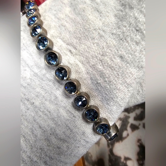 Touchstone Crystal | Jewelry | Gunmetal Blue Ice Bracelet By Touchstone ...